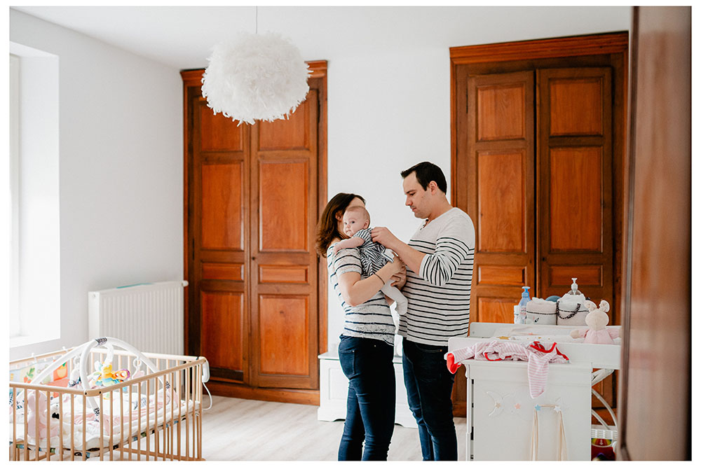 Séance bébé 3 mois à domicile - Alice - Myriam Ravoni Photographe Famille